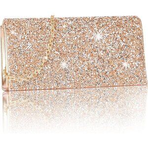 ❤️ Women's Handbags,  Bling Rhinestone Purse w/Chain, Stunning ,Wedding